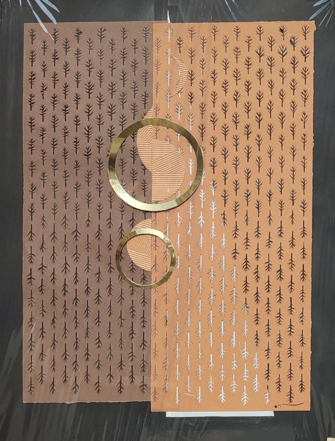 Зображення "Сонцестояння, частина диптиха. Solstice, part of diptych." від Орест Гелитович, матеріали: Папір, картон, медіум: Графіка, місто: Львів