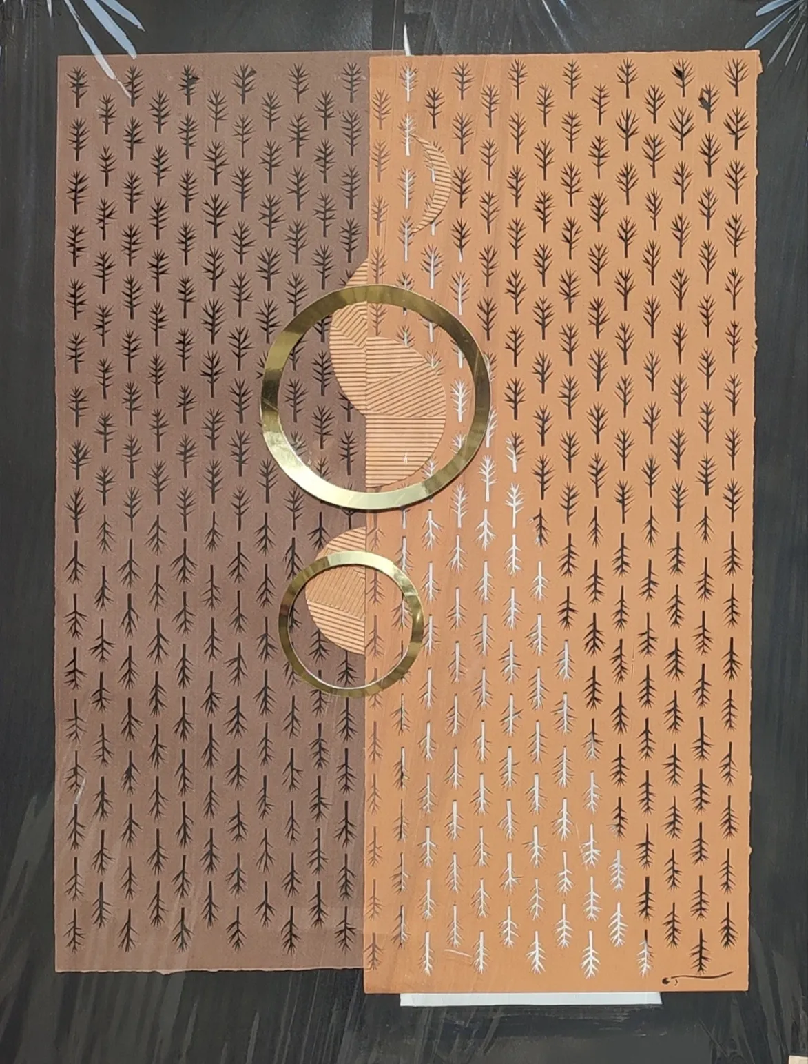 Зображення "Сонцестояння, частина диптиха. Solstice, part of diptych." від Орест Гелитович, матеріали: Папір, картон, медіум: Графіка, місто: Львів